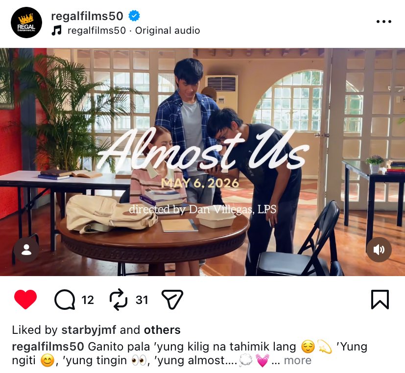 jmfyangstream's tweet image. 𝐄𝐧𝐠𝐚𝐠𝐞 𝐡𝐞𝐫𝐞, 𝐛𝐞𝐬𝐭𝐢𝐞𝐬! 

Almost Us BTS

FB 🔗: facebook.com/share/v/19VBWP…
IG 🔗: instagram.com/reel/DUafpcZgA…
Tiktok 🔗: vt.tiktok.com/ZSa3wvLf5/

Let’s spread the love and show our full support. Thank you so much! ✨💛

#JMFyang #AlmostUsThisMay