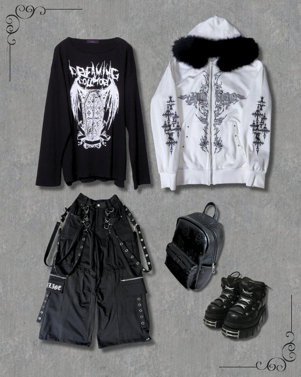 地雷コーデ、どっちが刺さる？？🔪🖤

a-am-studio.jp/collections/ra…