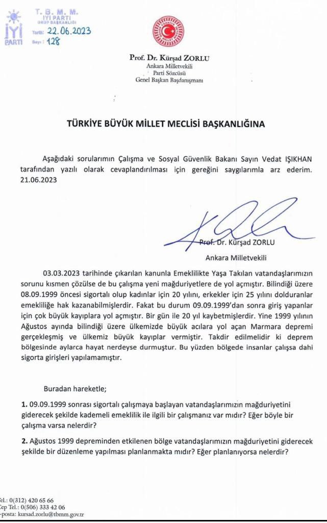 2003Tugba_2's tweet photo. Sn. Kürşad Zorlu,

Akparti Genel Başkan Yardımcısı ünvanınız ile ekteki imzanıza istinaden kademeli emeklilik yasasını ve çözüm için start almanızı bekliyoruz. 
@zorlu77 @isikhanvedat @Akparti
@RTErdogan @mustafaelitas
@efkanala @omerrcelik

@EmadDernegi
#KademeyiÇözünArtık https://t.co/6yG1wR6Uo4