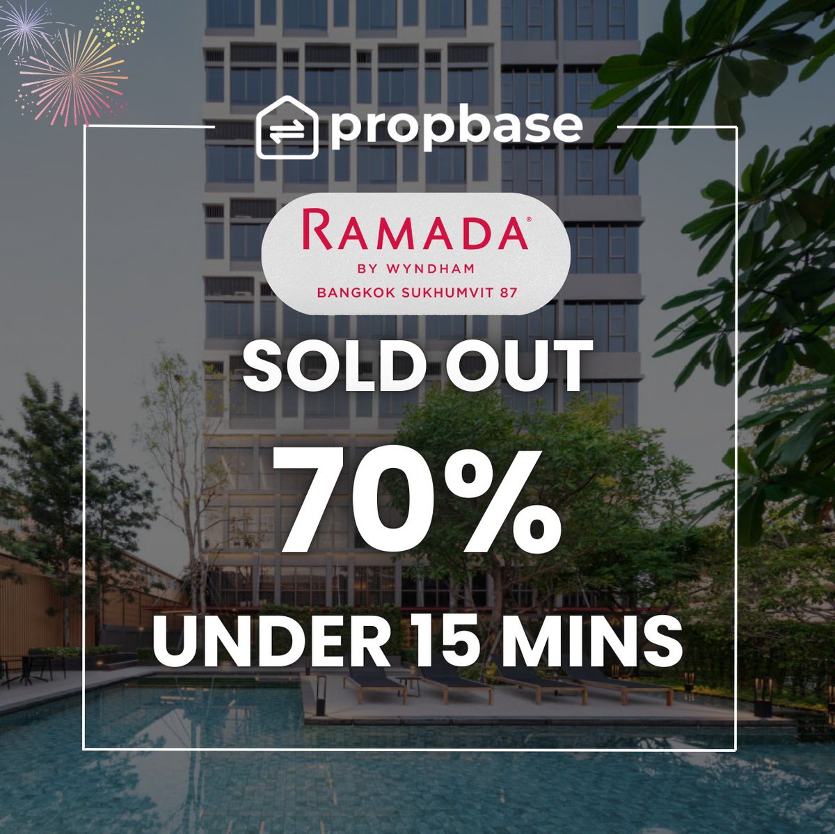 🤯 70% SOLD IN JUST 15 MINUTES! 🤯
🚨 SECURE YOUR SHARE BEFORE IT SELLS OUT 🚨
🔗 Join the sale: nexus.propbase.app

🔥 PROPBASE 6th ASSET OFFERING 🔥
🏨 Ramada by Wyndham Sukhumvit 87

Propbase is bringing another fully managed, global-brand hotel asset on-chain.
Ramada by