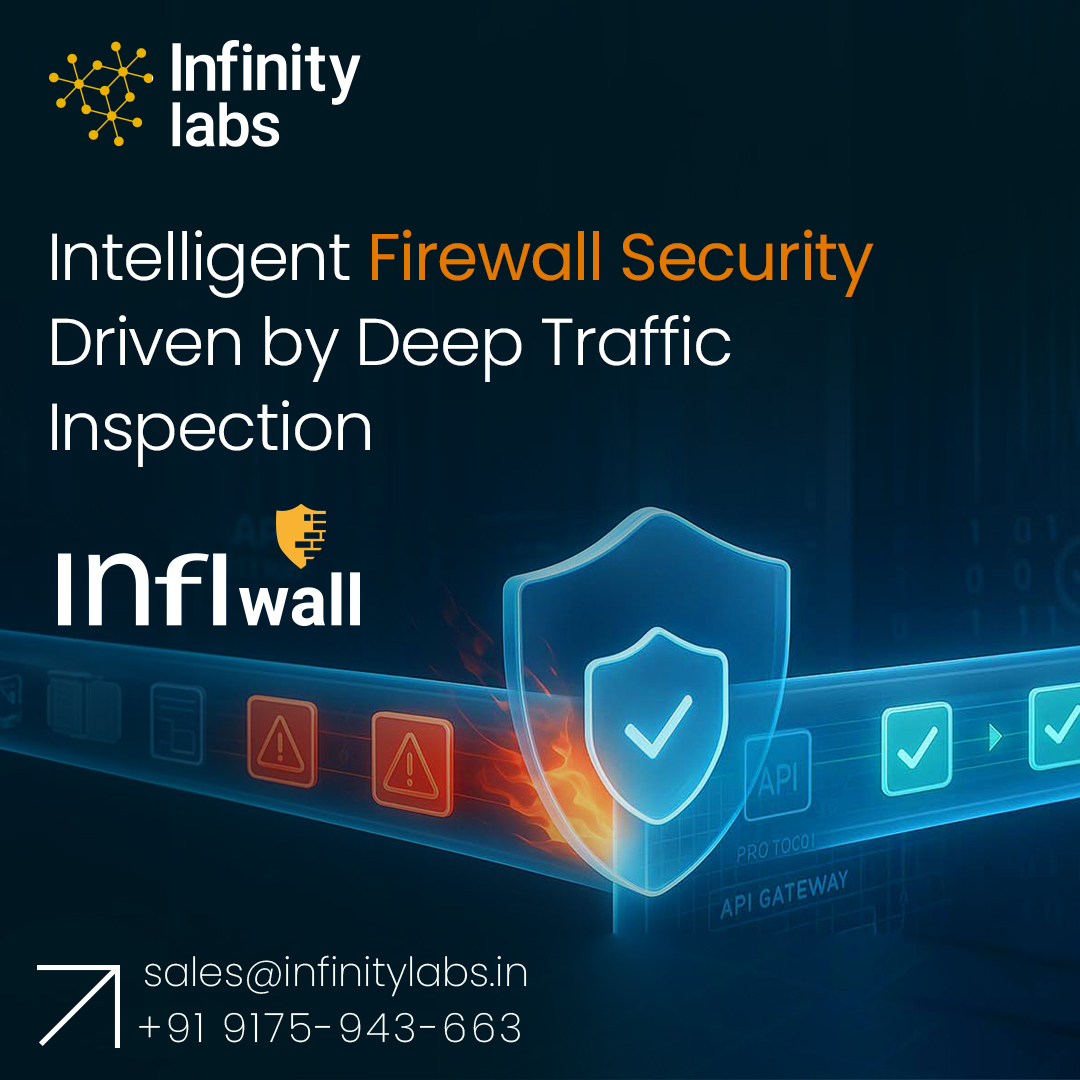 InfinityLabsIN's tweet photo. Intelligent Firewall Security Driven by Deep Traffic Inspection- Infiwall!!

For more details, please visit the link: https://t.co/dvi75Q1qMM

#NetworkSecurity #DataProtection #nextgenerationfirewall #networkvisiblity #Infiwall #ITSecurity #firewall #CyberSecurity #Infinitylabs https://t.co/nJIS2D4Bbx