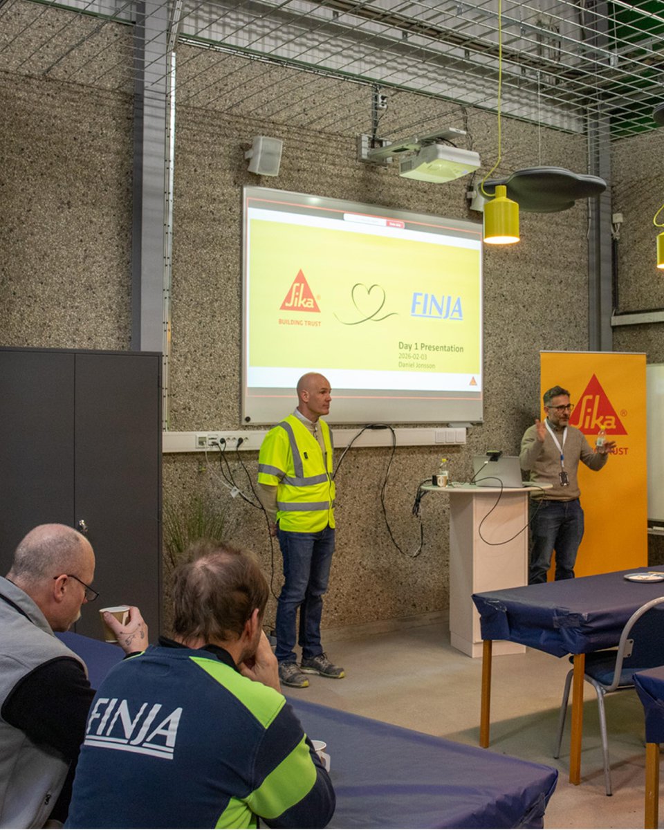 Sika's tweet photo. We are happy to share that the acquisition of Finja is now officially closed. This is an exciting step for Sika in the Nordics and creates a strong foundation for further growth and innovation.

We look forward to all we will achieve together. https://t.co/ufxF2I9mAw