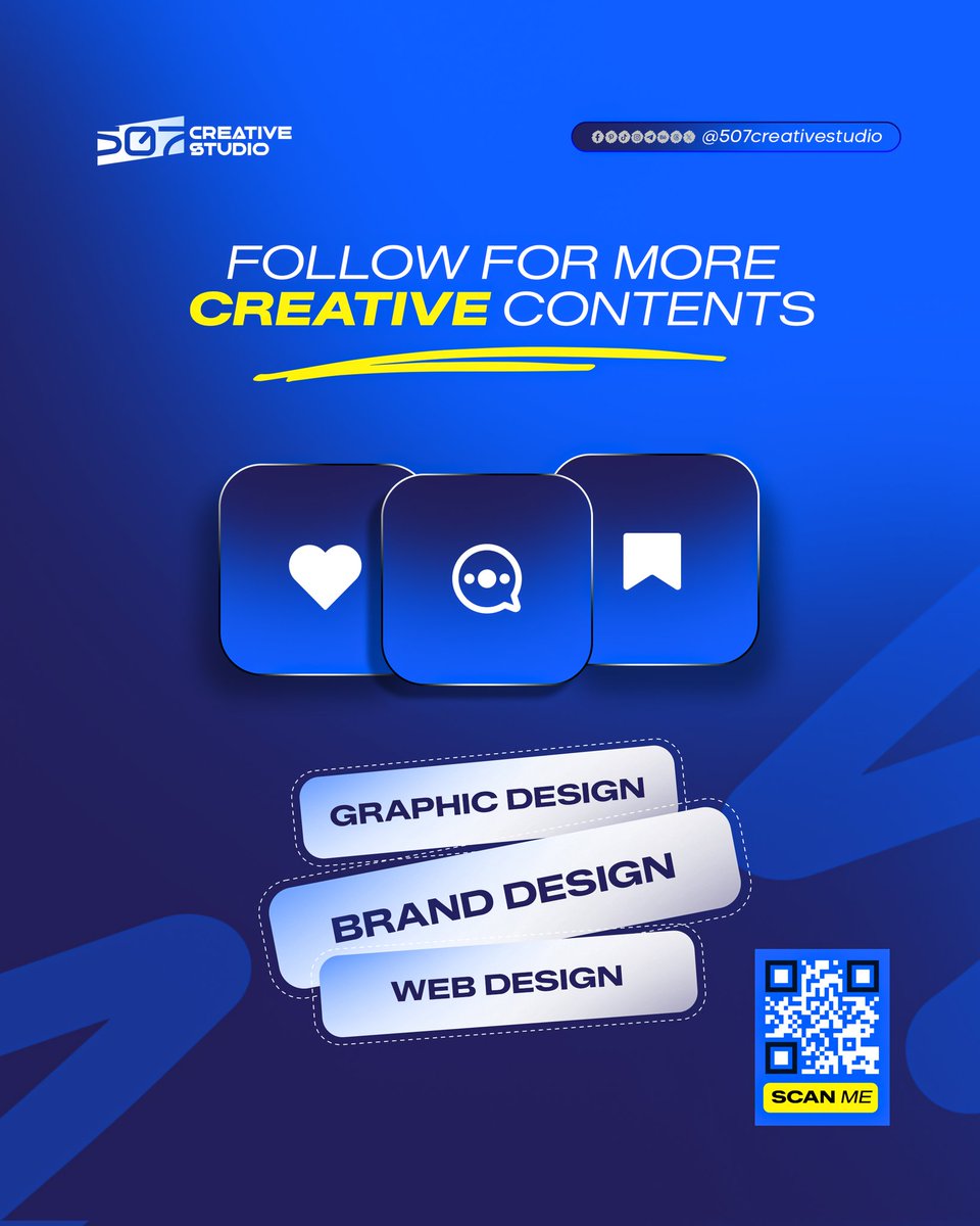 507creativestud's tweet photo. Day 3/100: Defining the Unique 🧬
​In a world of templates, your business deserves an identity that belongs only to you. Today is all about turning intangible values into a tangible visual experience at 507 Creative Studio. 🎨✨
​#100DayChallenge https://t.co/bO493HCFne