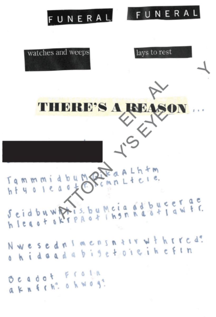 FadedRad's tweet image. From the Epstein files:
A 32 page personal journal containing an unredacted cryptic cipher that reveals possibly many secrets if the code is cracked. Journal writer alludes to murder,  rape, and abuse at the hands of Epstein. 

Link to complete journal: justice.gov/epstein/files/…
