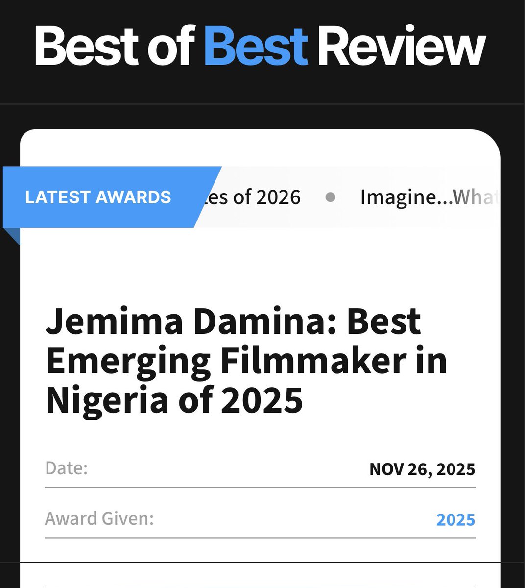 Jemima Damina✨ tweet media