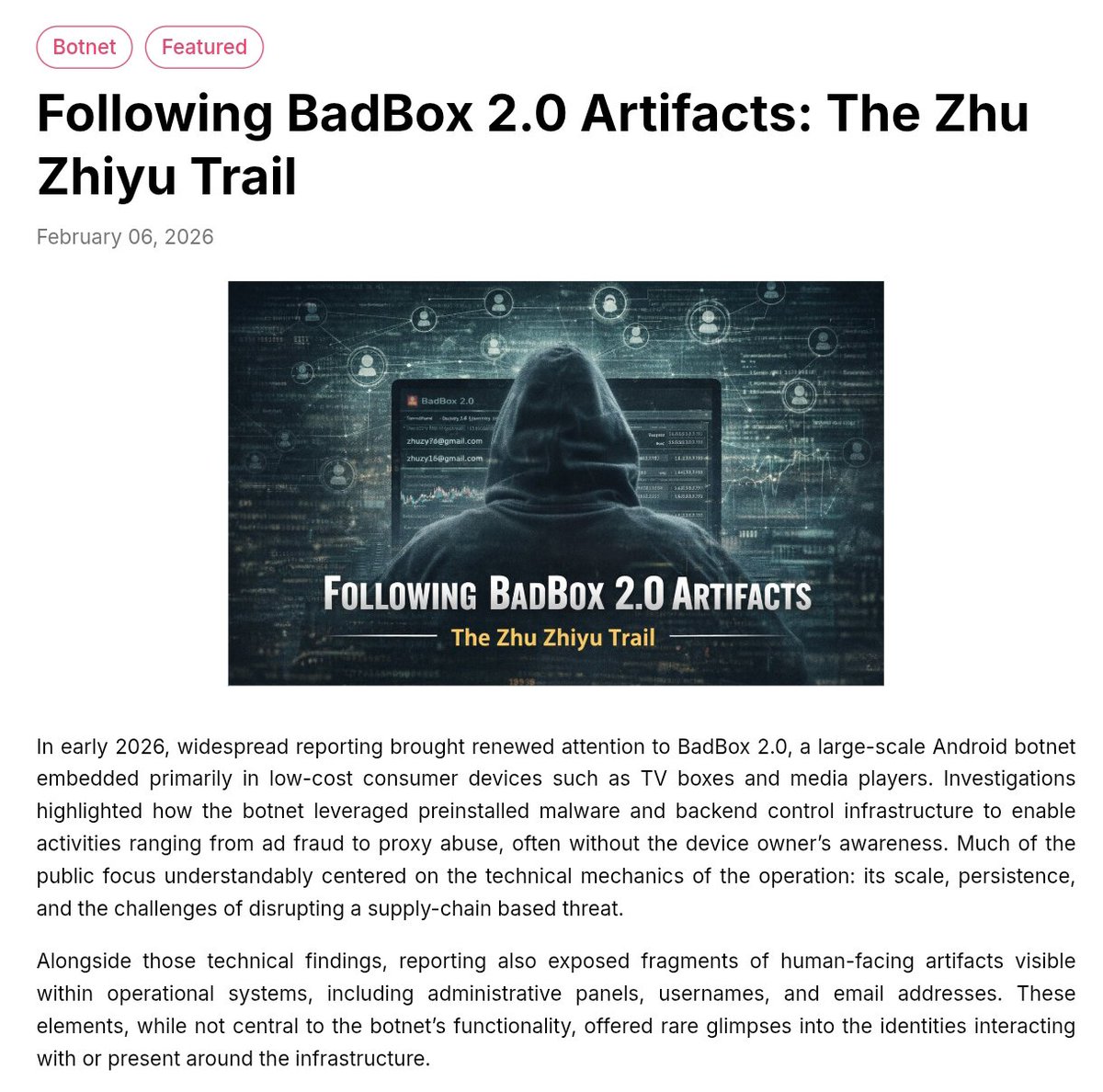 stealthmole_int's tweet photo. Following BadBox 2.0 Artifacts: The Zhu Zhiyu Trail

https://t.co/PaOjlKN2lS https://t.co/raOKeXnXqQ