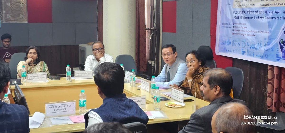 DgcisDoC's tweet photo. Interactive Consultation on Services Export Data Collection at DGCI&amp;S https://t.co/eb48ZKYajh