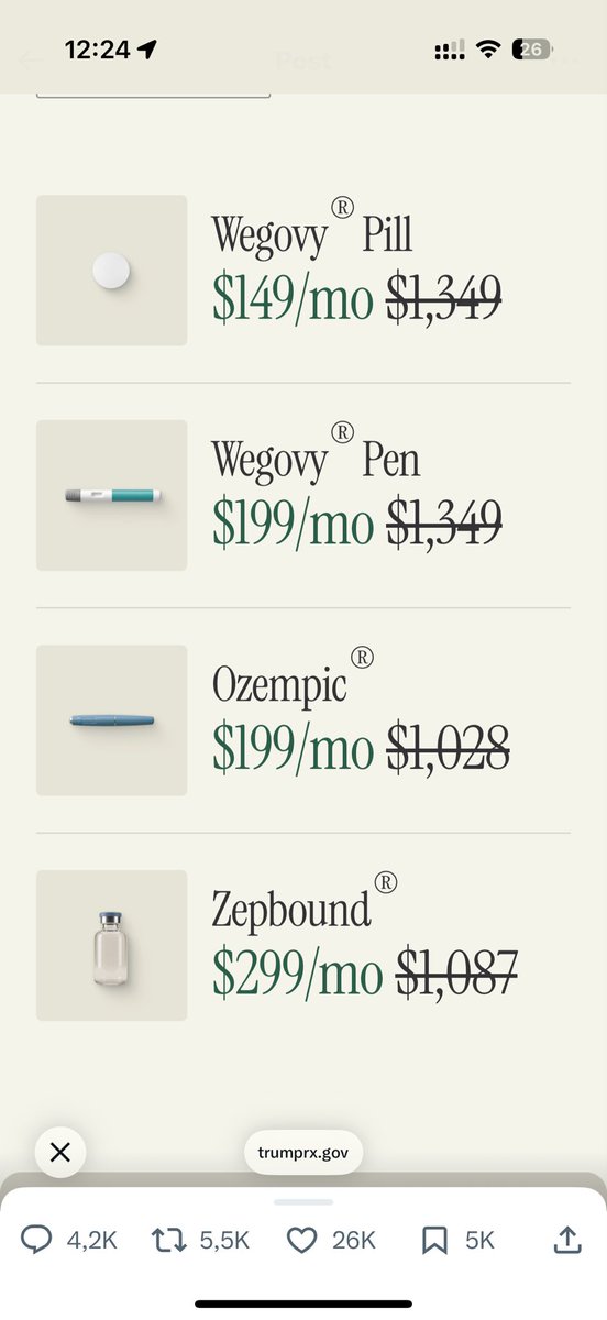 So the us government is selling ozempic now?