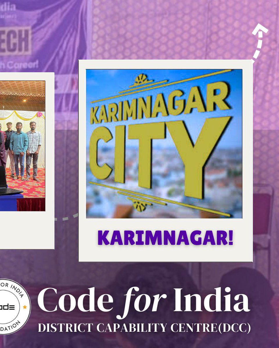 Code For India tweet media