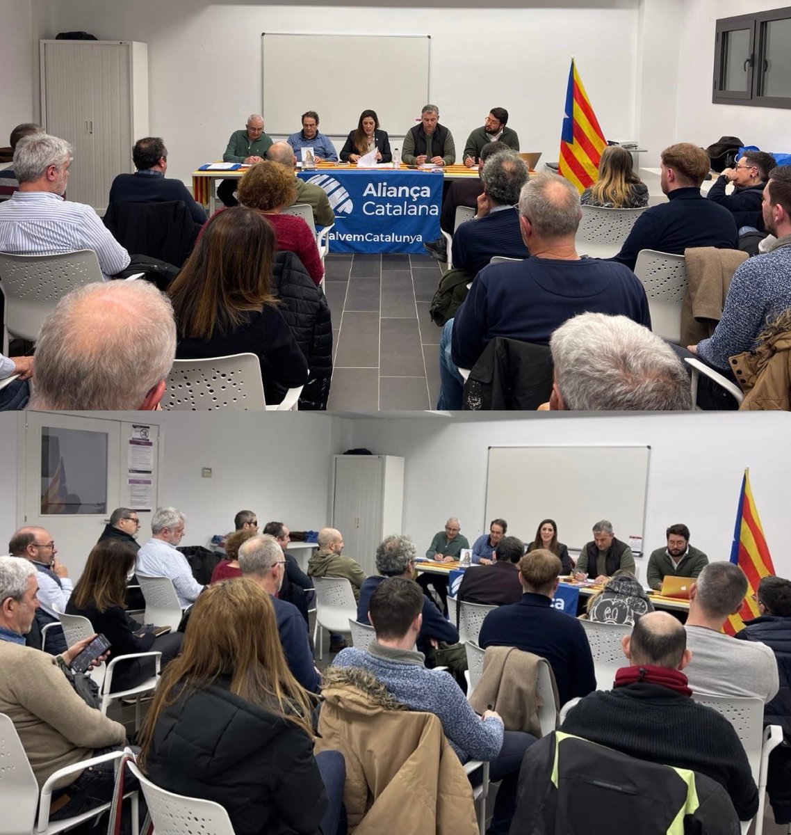 El vespre d'ahir el vam dedicar a la reunió d'afiliats del @BllobregatAC_N.

Preparant nous reptes per la comarca i escoltant propostes de diferents militants.

Moltes gràcies per la participació. A <a href="/CatalunyaAC/">Aliança Catalana</a>  cada vegada som més, més il·lusionats, més preparats!
