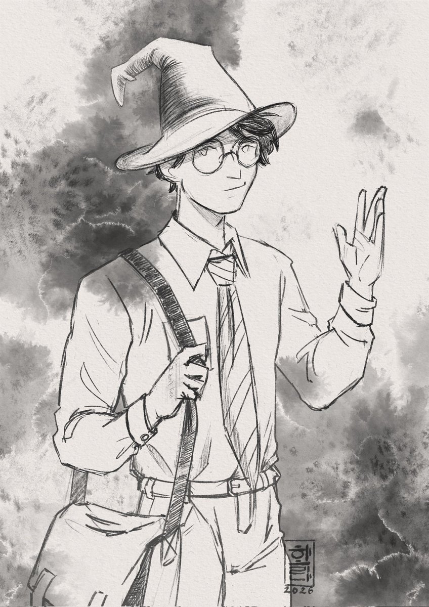 rina_walker_'s tweet photo. #HarryPotter 
05.02.26.
😊👋✨
It's been a long time since I've allowed myself to just draw sketches🥰 https://t.co/Vse0hY8InM