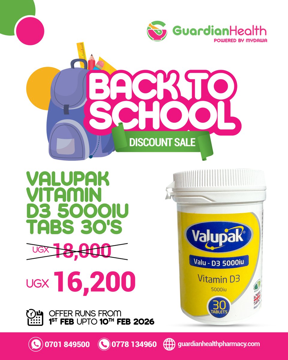 GHLPharmacy's tweet photo. ⏰ The clock is ticking!
Have you grabbed your discounted products yet?

We’re only hours away from the end of our Discount Sale — this is your last chance to save on essentials!

Shop all these products and more at discounted prices– WhatsApp 0701 849 500 to place your order now.