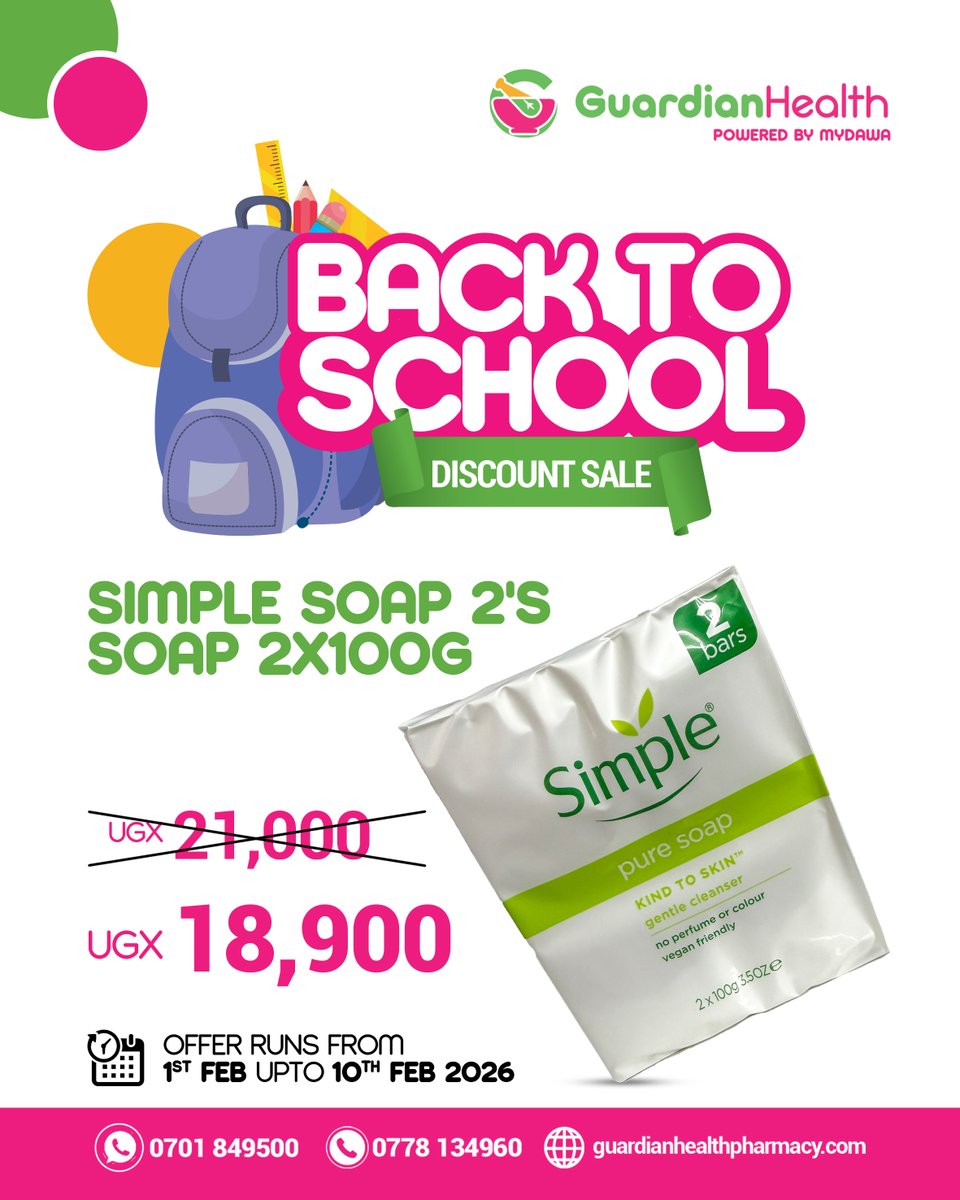 GHLPharmacy's tweet photo. ⏰ The clock is ticking!
Have you grabbed your discounted products yet?

We’re only hours away from the end of our Discount Sale — this is your last chance to save on essentials!

Shop all these products and more at discounted prices– WhatsApp 0701 849 500 to place your order now.