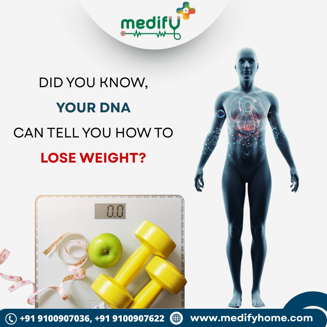 Medifyhome's tweet image. 🧬 Did you know your DNA can guide your weight loss journey?

🔥 Does your body burn fat or store it?
🥗 Do carbs fuel you or slow you down?
🏃‍♂️ Which workouts work best for YOU — and when?

📞 Call: +91 9100907036
🌐 Visit: medifyhome.com

#MedifyHome #Nutrigenomics