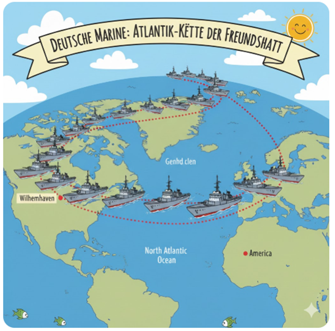 Stephan_Grandke's tweet photo. Deutsche Marine mit 30.000 Fregatten größte Marine der Welt
Hintereinander gereiht ergäbe sich, bei einer durchschnittlichen Schiffslänge von 144 m, eine Schiffsbrücke ⬇️ von 4.320 km. Damit könnte man allerdings immer noch nicht trockenen Fußes von Wilhelmshaven nach New York (6.522 km) laufen, dazu benötigen wir weitere 15.000 Fregatten, also lasst sie uns bauen!
Offensichtlicher Quatsch!
Für 30.000 Fregatten hatte Deutschland neben der Errichtung von 18.500 Cheops-Pyramiden ⬇️⬇️einfach kein Geld!
Sie sehen sie nicht?
Das könnte daran liegen, dass
a) Gemini entweder nicht rechnen kann (wovon nicht auszugehen ist)
„Insgesamt sind in Deutschland also rund 102 Millionen Tonnen Material … verbaut. Das entspricht dem Gewicht von etwa 18.500 Cheops-Pyramiden.“
sondern
b) Sie Probleme mit der Darstellung des decimal-point in Deutsch hat: „amerikanische“ 18.500 entsprechen deutschen 18,500.
Sie sehen auch keine 18,5 Pyramiden?
Nun, das könnte daran liegen, dass der größte Teil noch mit „Sand“ bedeckt ist und nur die Spitzen in den Himmel ragen.
Die 102 Millionen Tonnen sind das Gewicht der rund 30.000 Onshore-Windkraftanlagen⬇️⬇️⬇️ die inzwischen in Deutschland stehen.
Die größten Anlagen der 6-Megawatt-Klasse, sind mit einer Gesamthöhe von 250 m unübersehbar.
Der größte Teil des Gewichts von 5.000 – 7.500 t pro Anlage, vergleichbar mit den größten Fregatten der Marine, ist allerdings im Untergrund „versteckt“:
Rotorblätter & Nabe
200 bis 250 Tonnen, die „leichten“ Rotorblätter bringen davon jeweils 25 – 35 Tonnen auf die Waage, im Prinzip Schützenpanzer mit Tempo 300!
Gondel (Maschinenhaus) – 300 bis 400 Tonnen
Turm – 1.200 bis 2.000 Tonnen
Fundament – 3.500 bis 5.000 Tonnen
Ziemlich viel Aufwand für eine konstruktive Lebensdauer, entsprechend der „garantierten Bezuschussung“ von 20 Jahren. Eine Verlängerung der technischen Lebensdauer ist nach Prüfung der "Materialermüdung" für 5 – 10 Jahre möglich, dann ist Schicht im Schacht!
Es folgt der „Rückbau“ durch den Betreiber!
Schauen wir uns diesen am Beispiel Reinhardswald einmal an:
Paragraph 35 BauGB verpflichtet den Betreiber zur vollständigen Entfernung der WKA.
Standardfundamente sind bei einem Durchmesser von 32 m ca. 3 m dick. Im Reinhardswald (6-Megawatt-Klasse) sind vielfach Tiefengründungen bis in 15 m Tiefe notwendig. Ob diese tatsächlich vollständig entfernt oder nur die oberen 2 – 5 m gekappt werden, ist offen.
Für den Rückbau hat der Betreiber vor Baubeginn eine Rückbaubürgschaft, in Hessen 1.000 € pro Meter Nabenhöhe, also 166.000 € pro Anlage, hinterlegt. Dabei handelt es sich allerdings nicht um Bargeld, sondern um eine Bankbürgschaft (Aval), in der die Bank verspricht, im Fall des Falles das Geld zu zahlen, der Betreiber bezahlt dafür regelmäßig eine Gebühr an die Bank.
Nun, glaubt jemand ernsthaft, dass diese 166.000 € in 20 Jahren für die Entfernung einer 7.000 Tonnen – Anlage genügen? Die decken dann vielleicht die Gutachterkosten!
Aber es handelt sich ja nur um eine Sicherheit, wie bei einer Mitkaution, auch dort werden häufig vom Mieter Avale statt Bargeld an den Vermieter überreicht. Letztlich hat der Betreiber alle Kosten zu tragen!
Der, eine GmbH & Co. KG, „verdunstet“ aber zum Ablauf der Förderungsdauer, bleiben also nur das Stammkapital der GmbH (>= 25.000 €) und die Bürgschaft (166.000 €), das ist schließlich der Sinn einer „Gesellschaft mit beschränkter Haftung“ – die Beschränkung der Haftung!
Nehmen wir mal an, der Rückbau kostet nicht lächerliche 200.000 € sondern 2 Millionen €.
Kein Problem, denn wenn beim Betreiber nichts zu holen ist, hält man sich an den Grundstückseigentümer! 
Dieser hat nun für den Rückbau zu sorgen und die Kosten zu tragen.
Im Fall Reinhardswald wäre das das Land Hessen, also der Steuerzahler und nicht etwa die Politiker/Beamten, oder die Betreiber der Betreibergesellschaften, die die Bauentscheidung zu verantworten haben, wie z. B. der Regierungspräsident von Kassel. 
Bei einem privaten Grundstückseigentümer, der seinen Acker verpachtet hatte, möglicherweise die Privatinsolvenz!