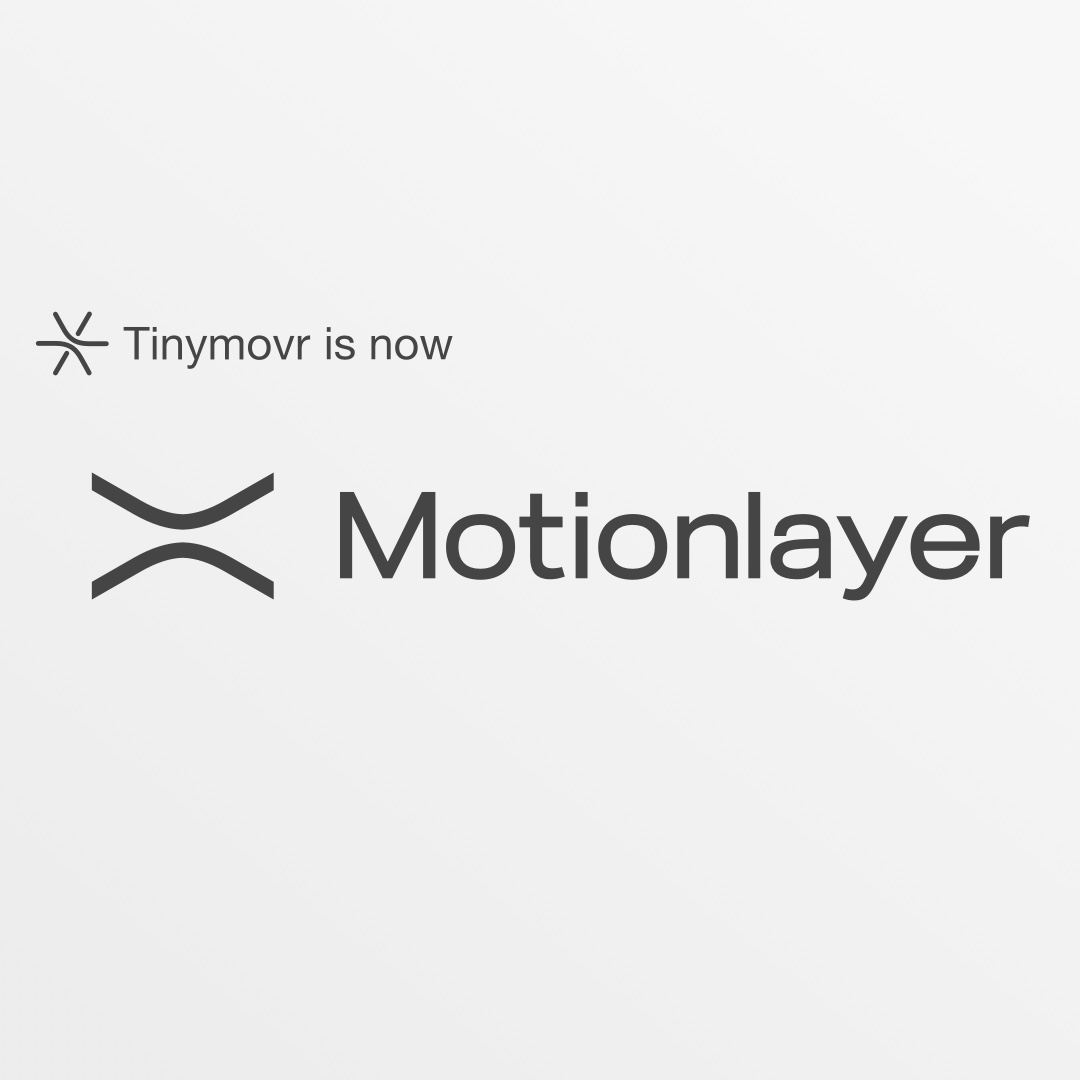 themotionlayer's tweet photo. Tinymovr is now MotionLayer. Same team, new focus—motion infrastructure for embodied AI.

https://t.co/IF0onawSrp https://t.co/J4rfHqstIC