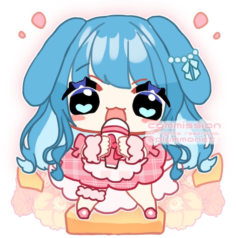 plummonet's tweet photo. ご依頼でした💗
＠お歌をきいてね量産まとめ

#イラスト依頼 #有償依頼 #イラストオーダー https://t.co/1kHdzEAt6q
