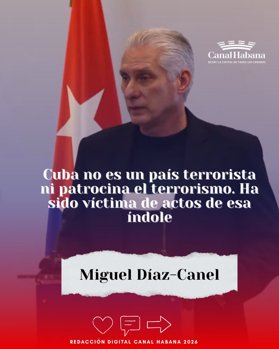 #CubaNoEstáSola #CubaEstáFirme