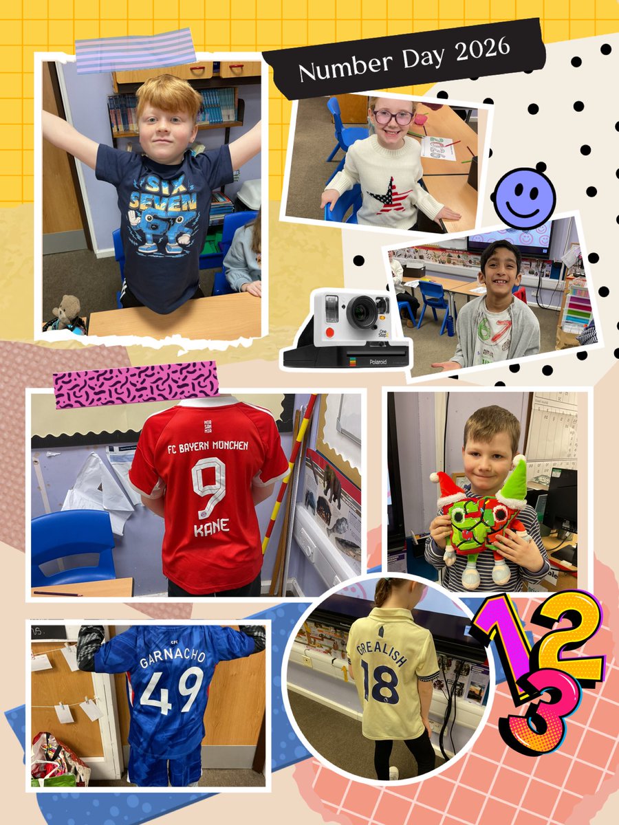 HighwoodsSchool's tweet photo. Year 3 are absolutely loving dressing up for @NSPCC Number Day! #Maths #NSPCC #Mathsiscool #NumberDay2026 https://t.co/gG9qumzhIX