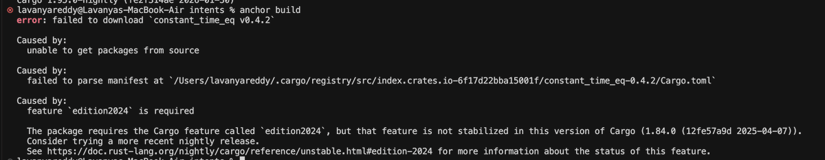 verily, this accursed error is a nightmare most foul
fresh returned am i from mine college pilgrimage, two full hours upon the road. weary in bone and spirit alike

yet still did i resolve: “this day shall i finish thee”
but lo! this witless, obstinate fiend of an error refuseth