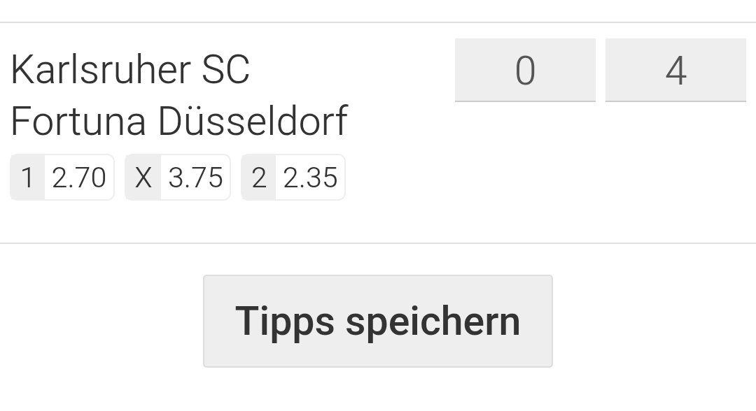 hydroklops's tweet image. Habt ihr schon für das Wochenende getippt ???
#F95 #KSCF95 #Fortuna #Tippspiel ❤️🤍