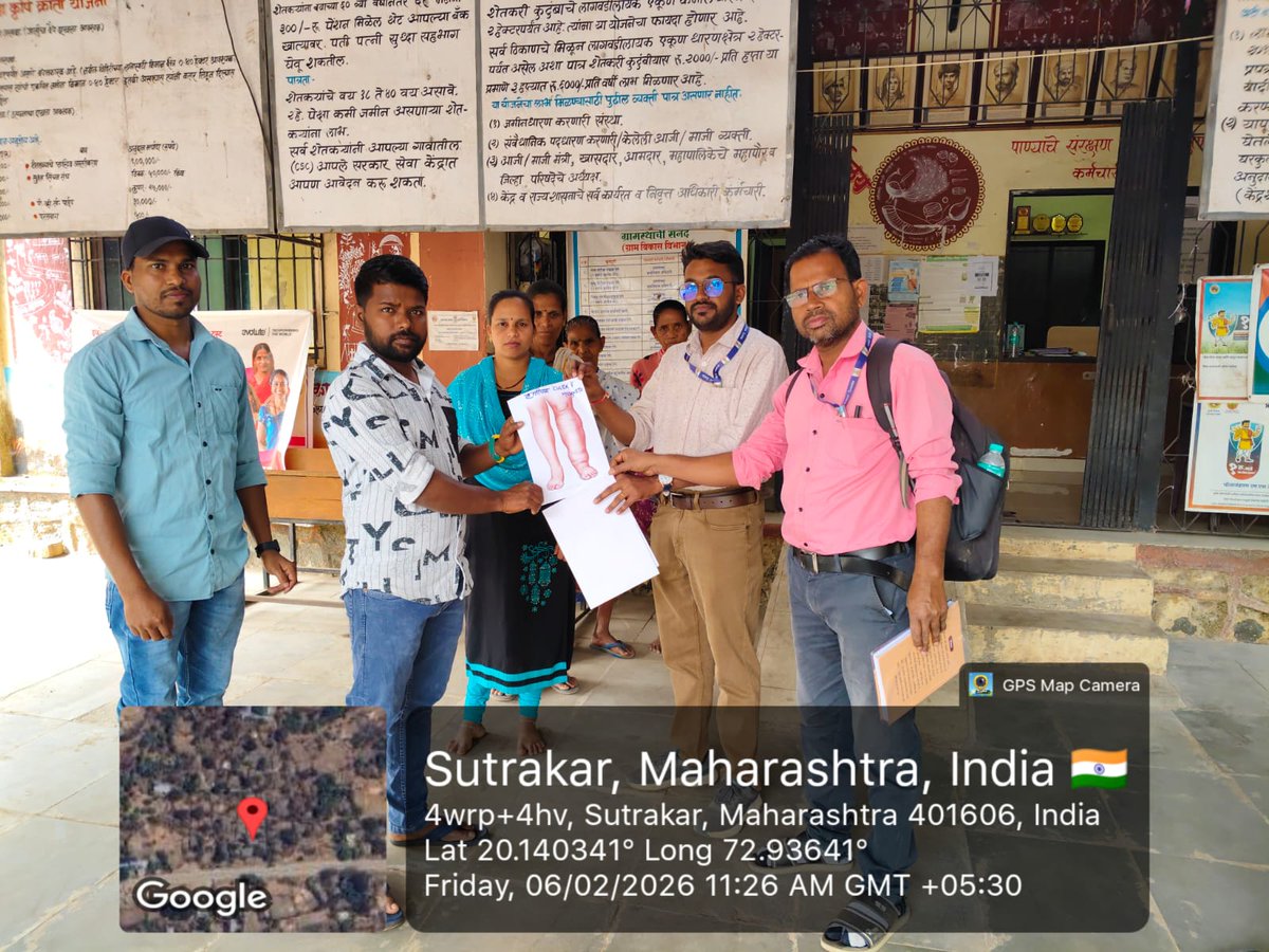 bdotalasari's tweet photo. तलासरी तालुक्यातील सर्व PHC व उपकेंद्रांमार्फत हत्तीरोग निर्मूलनासाठी IEC उपक्रम राबविण्यात आले.
स्थानिक भाषेत जनजागृती, गोळ्यांचे महत्त्व व सुरक्षित सेवनाबाबत नागरिकांना माहिती देण्यात आली.
#MSPRA #हत्तीरोगनिर्मूलन #TalasariBlock #PublicHealth #MDA https://t.co/2QpdFUOsYb