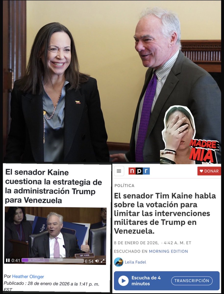 <a href="/IbzanCardenasG/">Ibzan Cárdenas Gtrez</a> <a href="/EnioDaza/">EnioDaza @EnioDaza</a> ¿Cuales hechos?  Iluso!!
La causa Venezolana NO es bipartidista! 
Eso es un argumento falaz e hipócrita!
Es la apuesta del Presidente Donald Trump en levantar un Plan Energético que busca el beneficio mutuo de Estados Unidos y Venezuela. 

Y adivina quién empezo a sabotear este