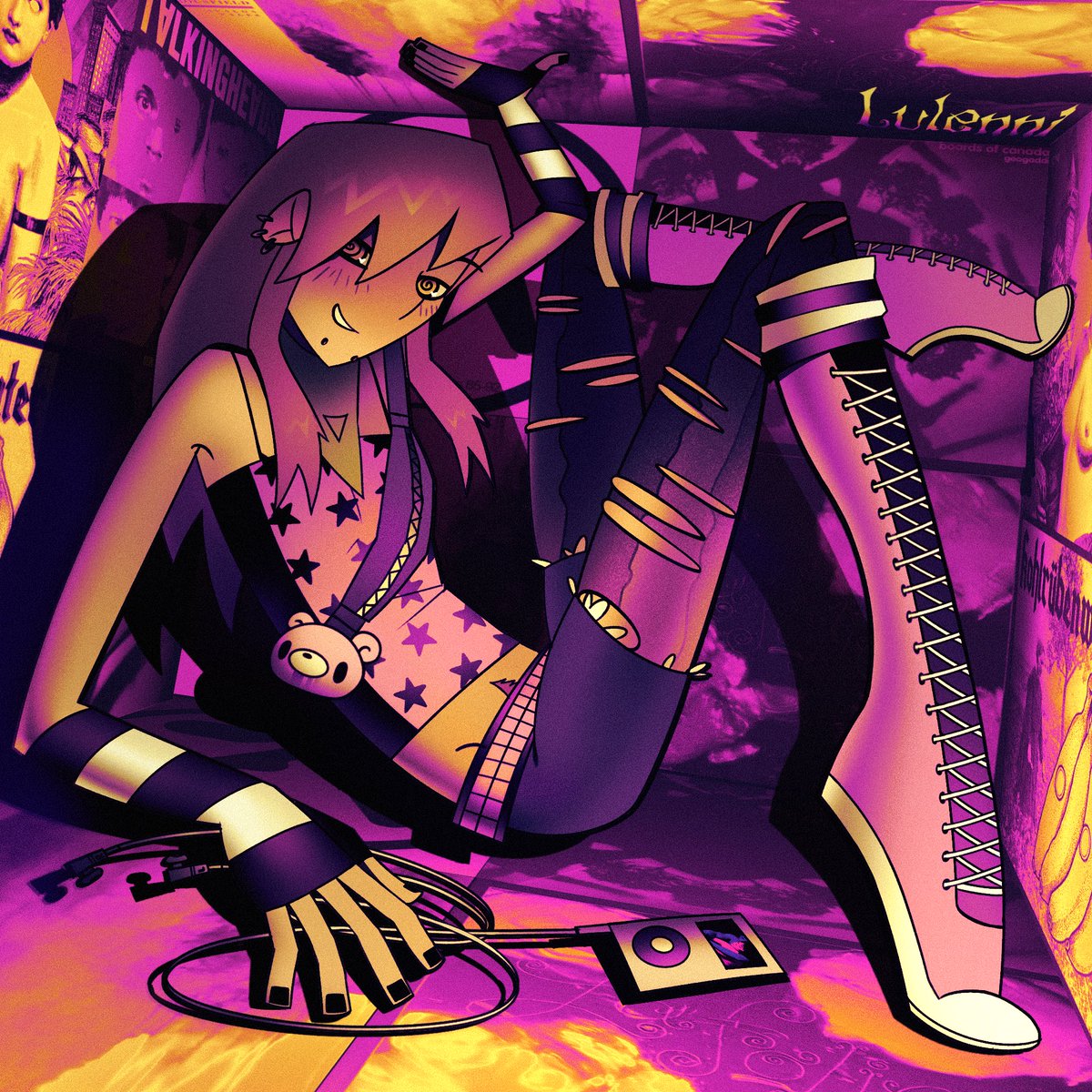 Emo in music box
#digitalart #artmoots #emo