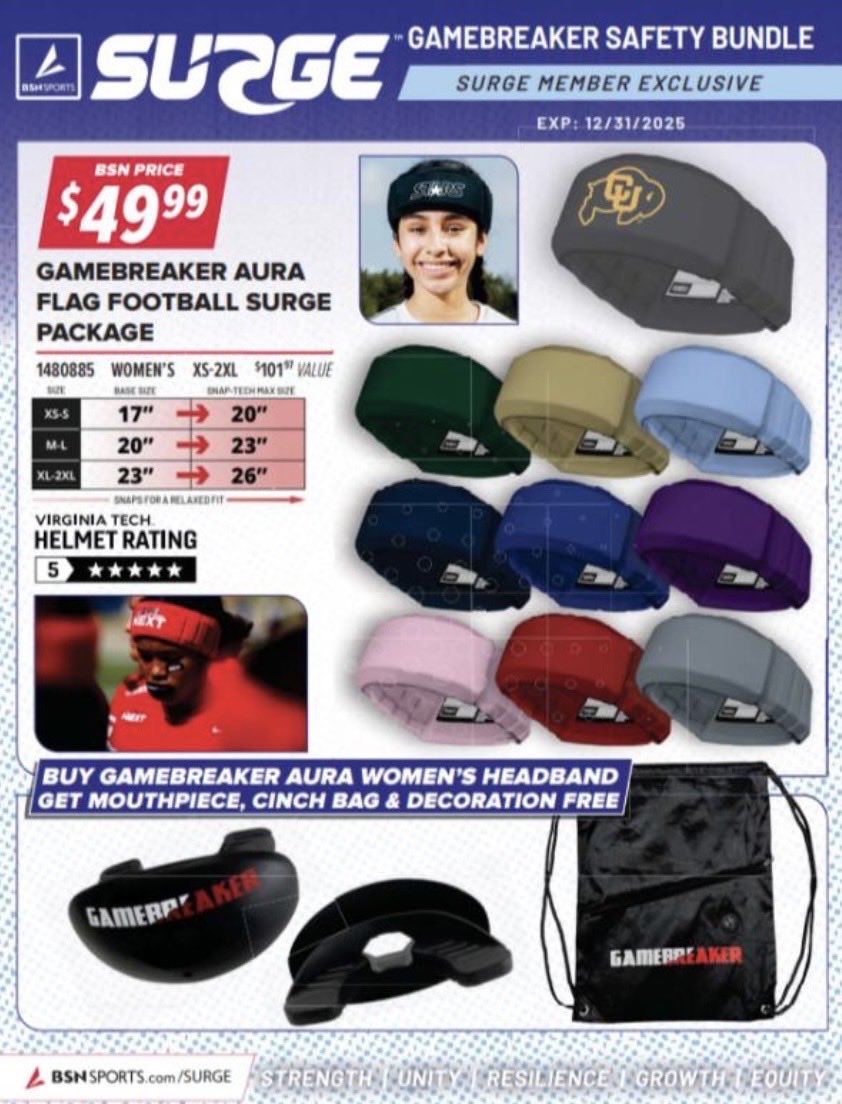 💥 BUNDLE DEAL 💥 

Flag Football Coaches 🏈 

Safety FIRST‼️<a href="/BSNSPORTS/">BSN SPORTS</a> <a href="/BSNSPORTS_SURGE/">SURGE by BSN SPORTS</a> 

Check out this GREAT offer! 
⬇️ ⬇️ ⬇️ ⬇️