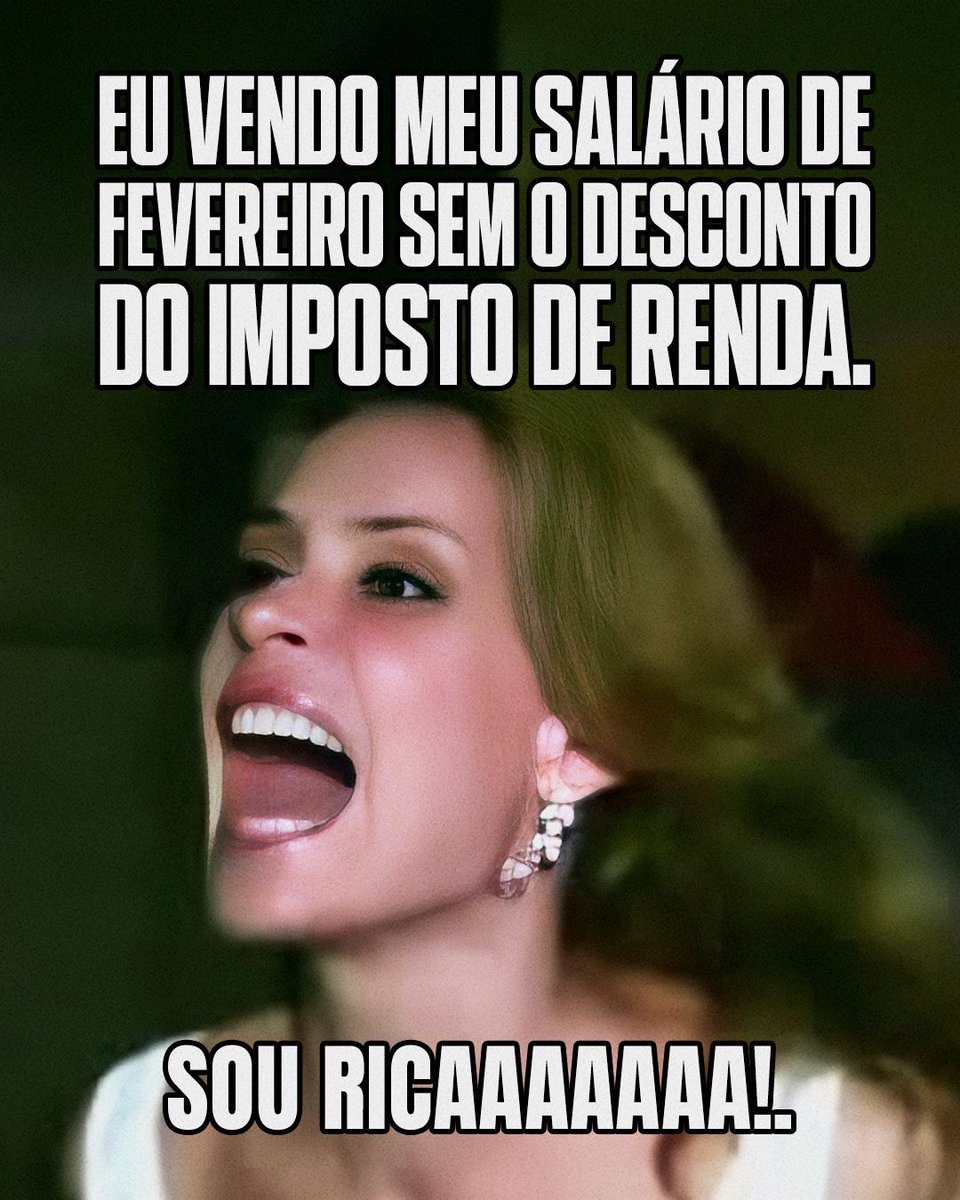 CUT_Brasil's tweet photo. Eu vendo o salário de fevereiro sem desconto do IR e já me sinto milionária. Rica não… aliviada. 💸✊ #explore #irzero #impostoderenda https://t.co/ItntryMWG4