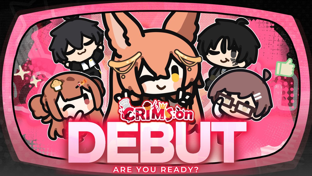 🔥 CRIMS:on DEBUT 🔥
⤷ youtube.com/live/4TG1cjqZh…

🗓️ 7 Feb 2026
⏰ 20:00 WIB / 22:00 JST
🎨 rizu_pann 
🖱️ shinkaaz 
#CRIMSon