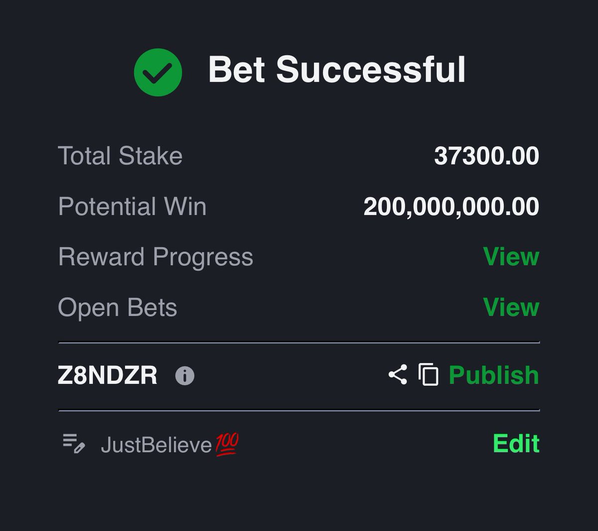 JustBelieveTips's tweet image. 5,000 x 40 Randomly Lucky Followers that have been Active with engagement before giveaways 

You must #Repost💯 Working on ONLY Weekend Games. This Very Code Is 2 Weeks Codes. BRB 

#JustBelieveTips💯 #FreeTips💯