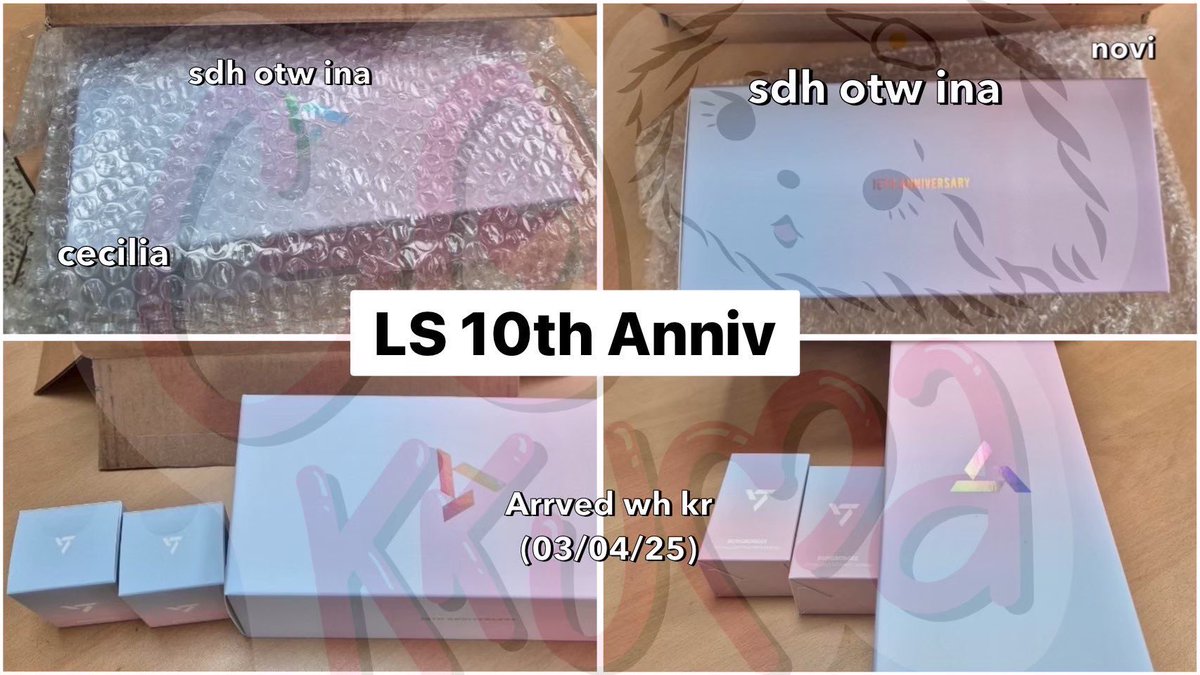 kkumaaGO's tweet photo. Proof &amp; Arrived Orderan LS SVT 10th Anniv https://t.co/HcN6A1buhh