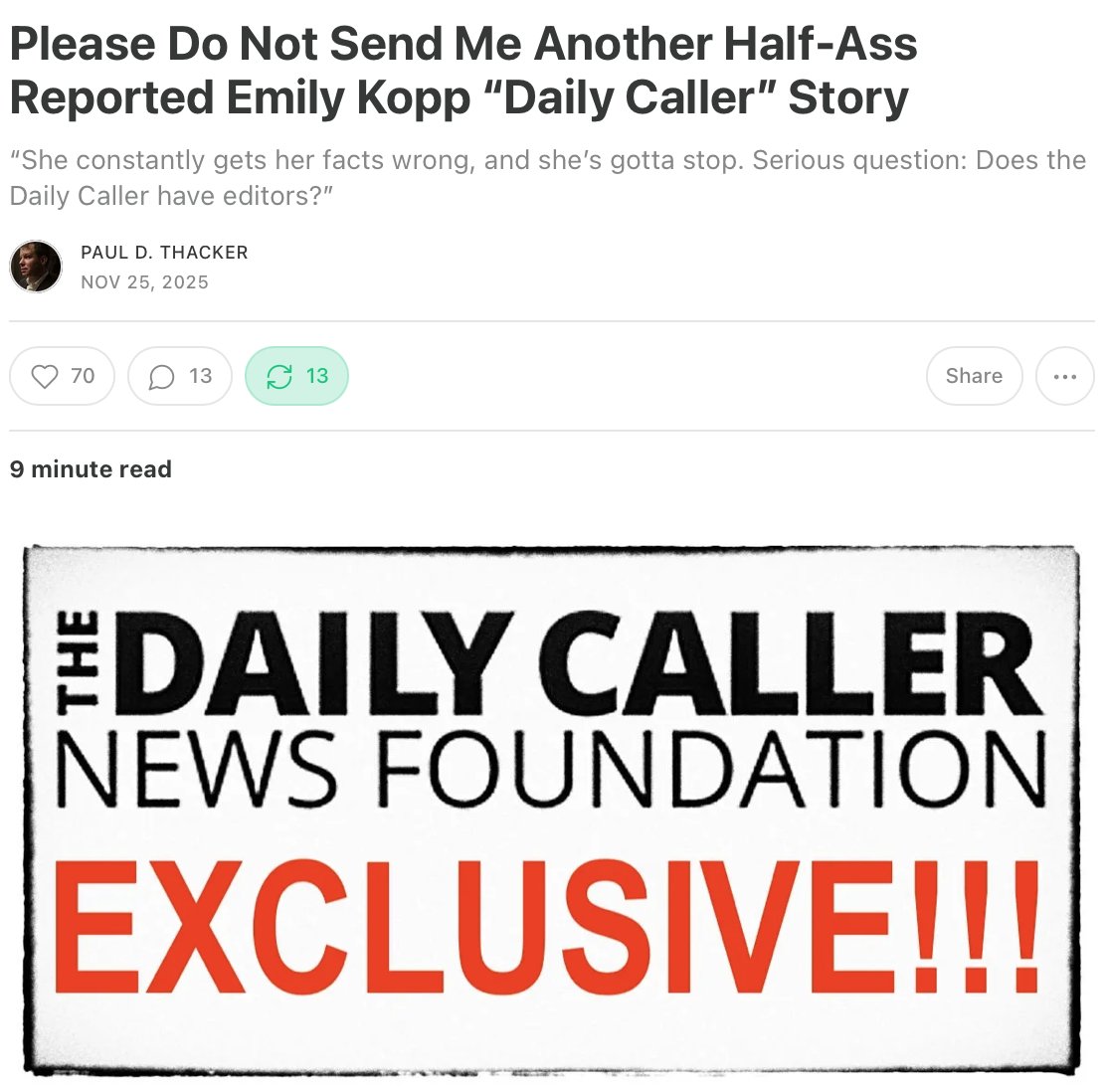 Paul D. Thacker tweet media