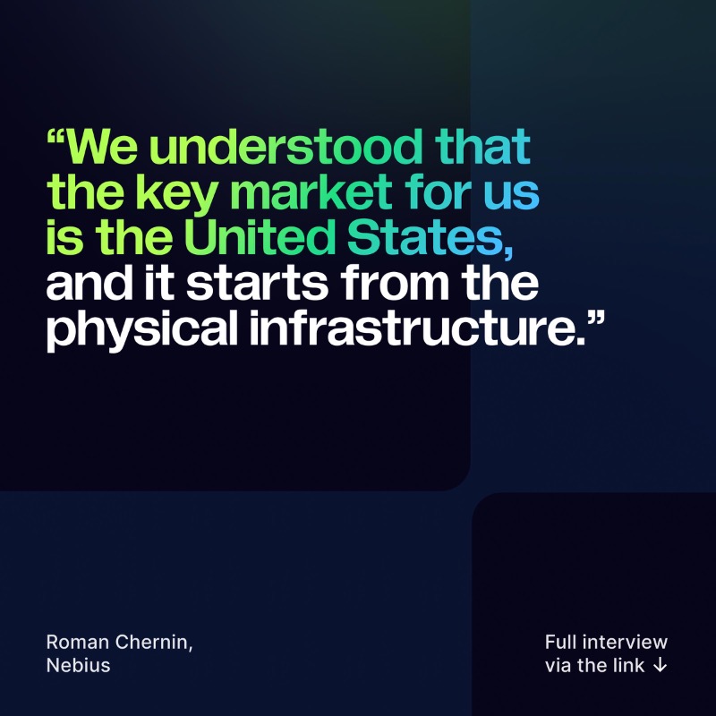 nebiustf's tweet photo. Roman Chernin is the Chief Business Officer and co-founder of Nebius, an AI-focused cloud infrastructure company. 

Topics: 
- Evolution of AI-Focused Cloud Infrastructure
- Building partnerships in the AI ecosystem
- AI Trends and Enterprise Adoption