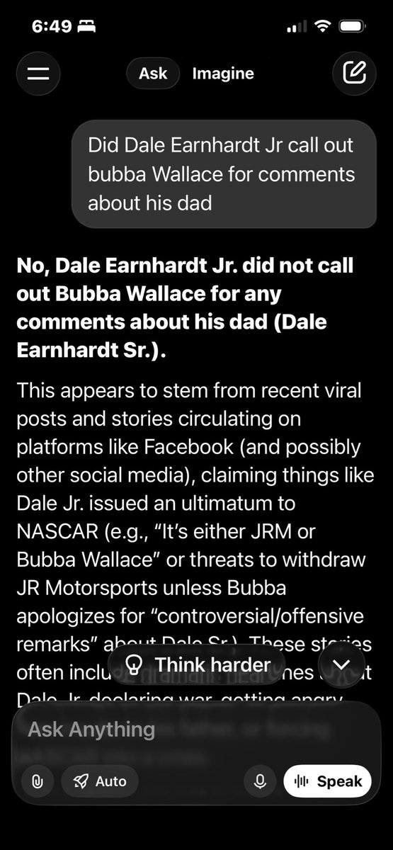 philnblack's tweet photo. If AI is so awesome - why isn’t it used to sift through all the lies online? A quick search on Gronk disputes this story as false…I know it’s FB, but can’t AI sift through the lies and at least add a banner that says this may be fictional? I know that’s a slippery slope https://t.co/7dhiFMpywq