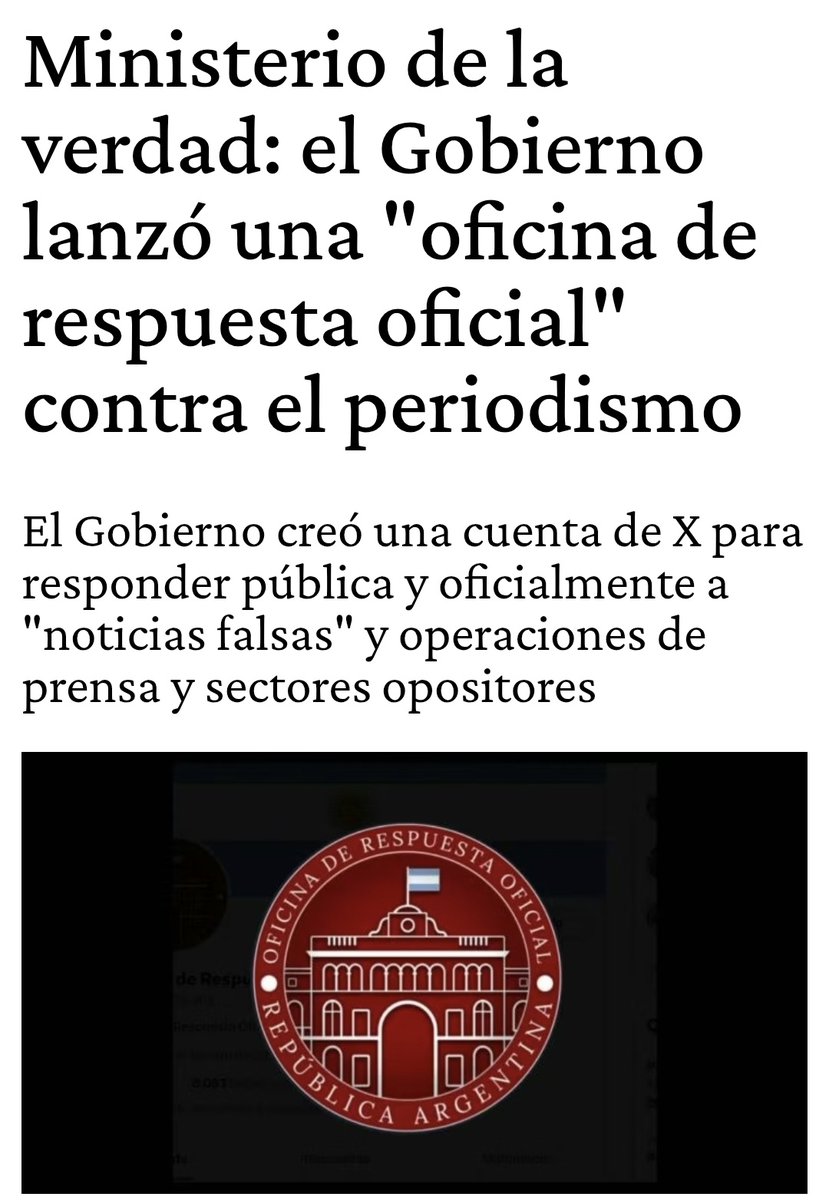 Entiendo, hay tanto ruido que muchas veces no es sencillo saber que es fake y que no lo es. Pero creo yo que es responsabilidad de cada persona informarse y ser lo suficientemente criterioso para poder discernir sin "ayuda" del estado...

George estaría orgulloso.