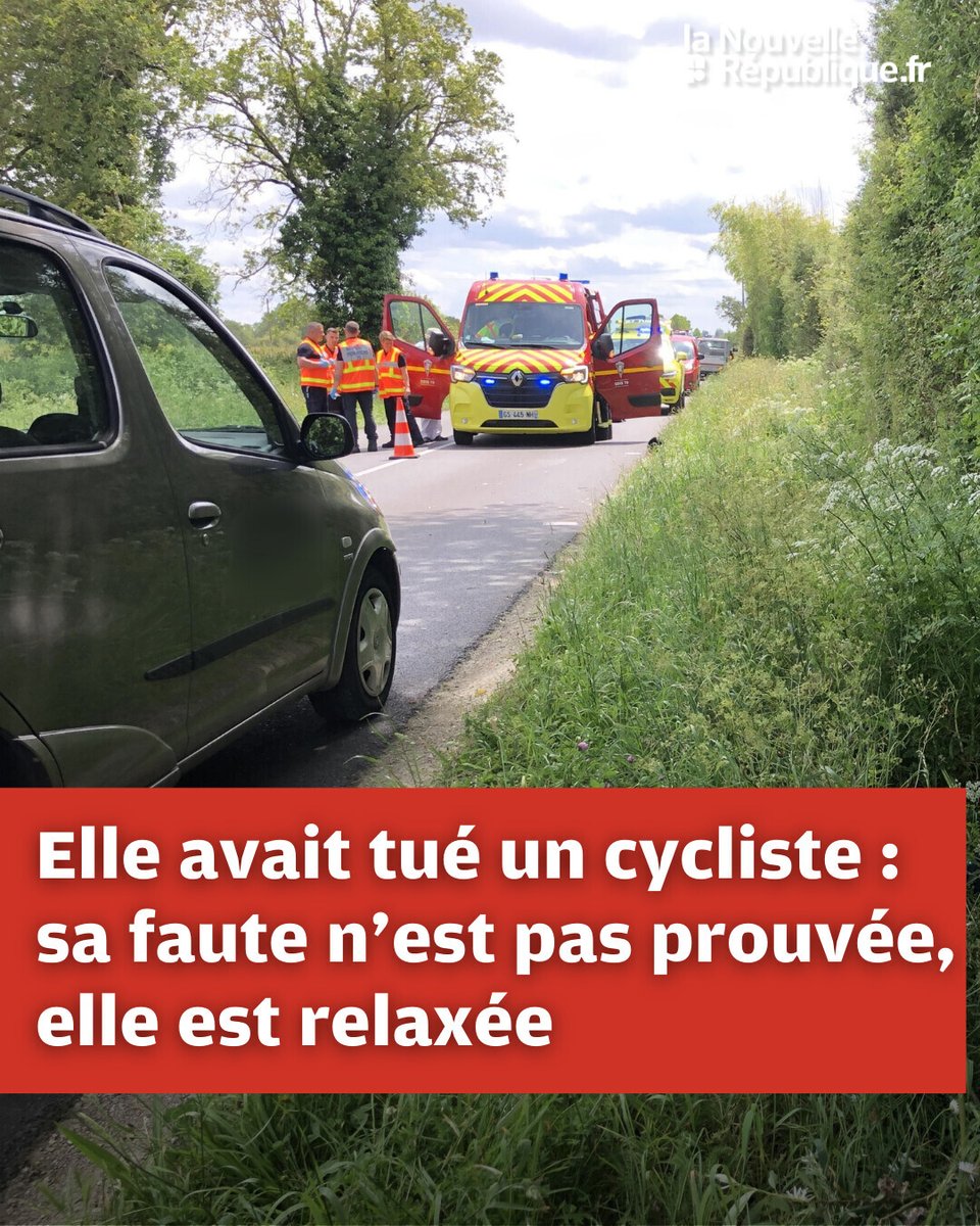 «J’ai paniqué, j’ai freiné, j’ai vu tout mon pare-brise cassé»

Elle avait tué un cycliste à Bressuire : sa faute n’est pas prouvée, elle est relaxée

Elle estime avoir été gênée par un autre véhicule ➡️ l.lanouvellerepublique.fr/sOo