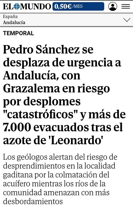pepeluspain's tweet photo. De Urgencia? En Grazalema los pobres vecinos llevan días devastados, rotos, todo el pueblo fue evacuado...
No vayas...no eres bienvenido. Aunque como no hay ningún vecino, ninguna pobre persona nadie te abucheará. Gritará por eso vas...
EL GAFE DE #Diery https://t.co/aABHwGNaX3