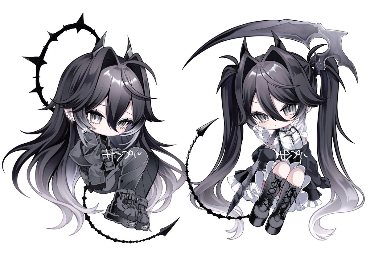 コミティアで販売予定のアクリルキーホルダーのデザインです。