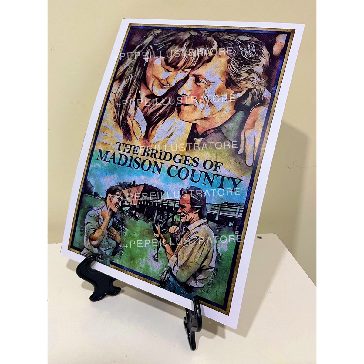 Poster illustration 🎨

#clinteastwood #merylstreep  #art #thebridgesofmadisoncounty #ipontidimadisoncounty