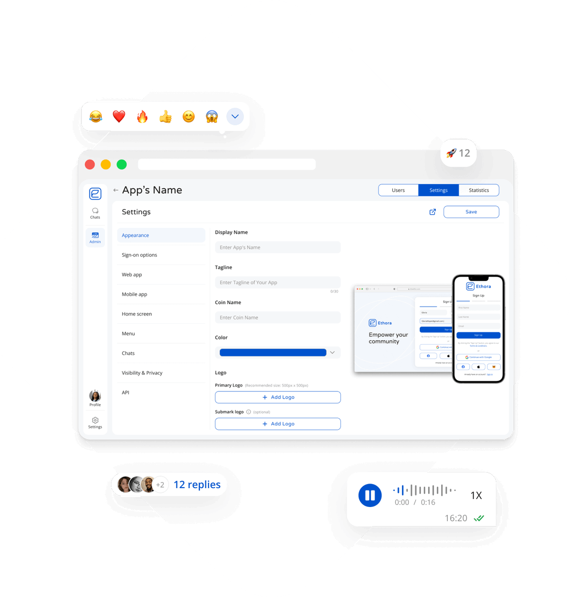 NashteMansi's tweet photo. Ethora helps teams build a #ReactChatApp without reinventing messaging.

Build faster. Ship smarter.

👉 Talk to the CEO — https://t.co/iLXsqG3Xcp https://t.co/QH8cqFsZuB