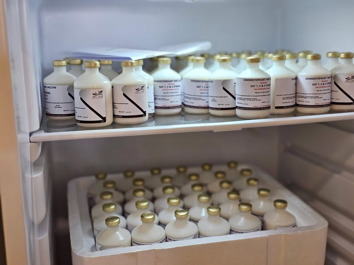 A BIG STEP FORWARD | 🦠➡️💉 A major breakthrough in the fight against Foot and Mouth Disease (FMD).

Today marks a historic milestone as Minister John Steenhuisen visited the Agricultural Research Council (ARC) to witness the finalisation of the first batch of locally produced
