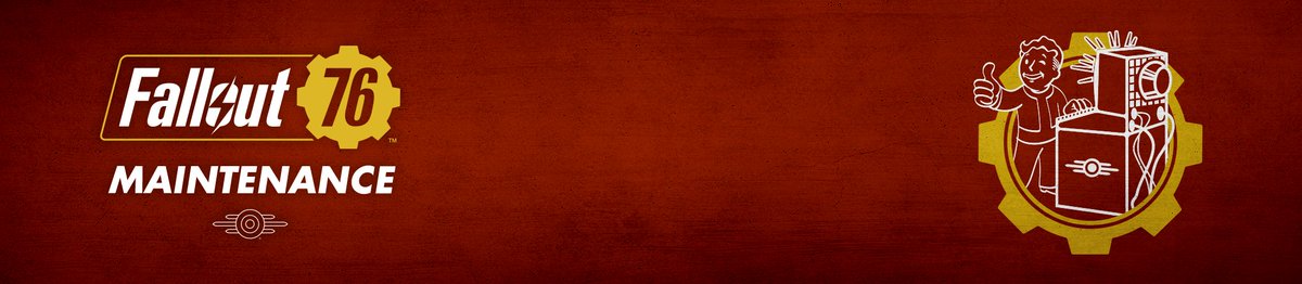 📢 El lunes 9 de febrero a las 16:00 CET, #Fallout76 entrará en mantenimiento en todas las plataformas para implementar una nueva actualización 🛠️ 

Para más información sobre el estado de los servidores, visitad status.bethesda.net/es o el servidor de Discord de