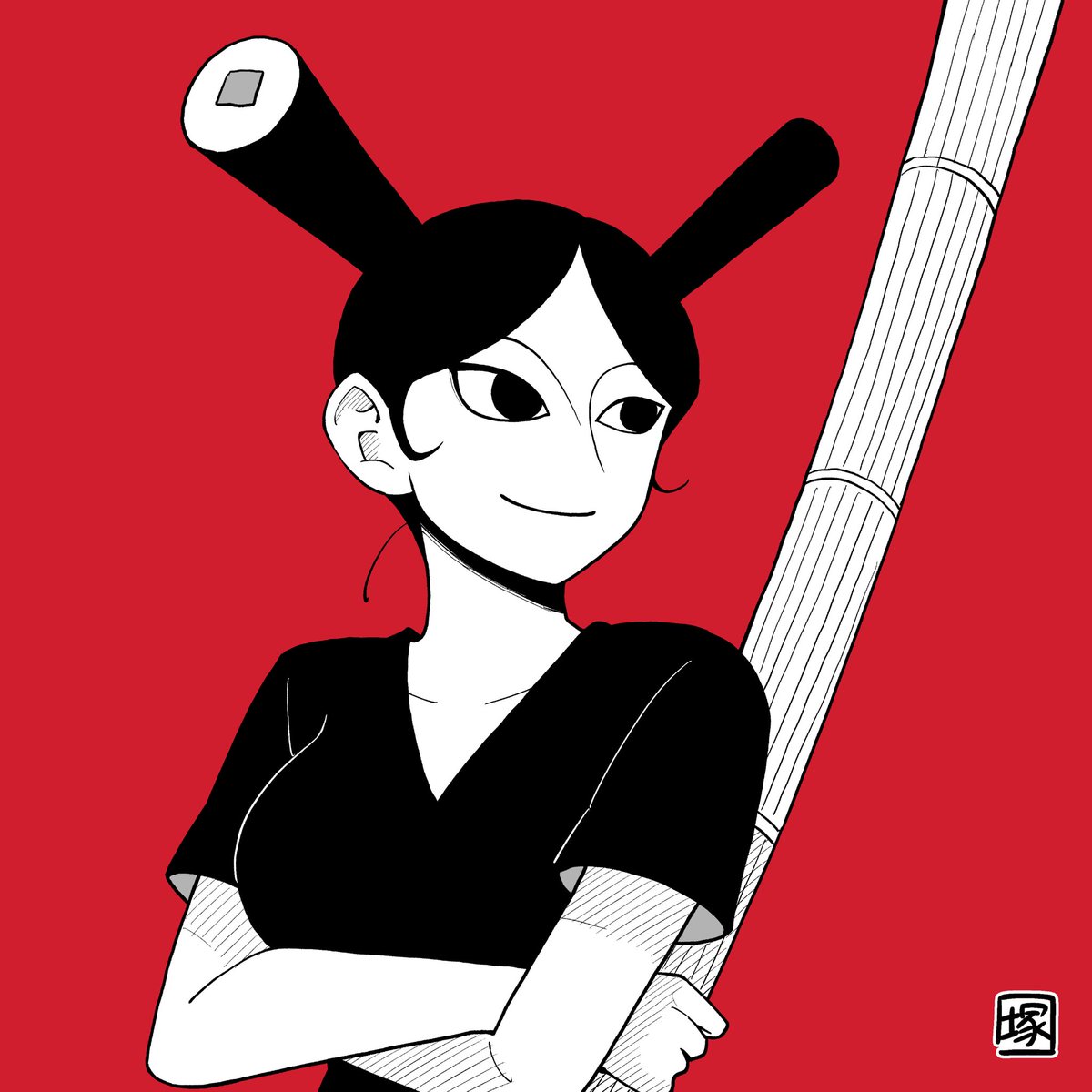 「#好きなキャラ100枚描く 001 志々雄真実(るろうに剣心) 002 九段九鬼」|塚沢 サンゾ夫のイラスト