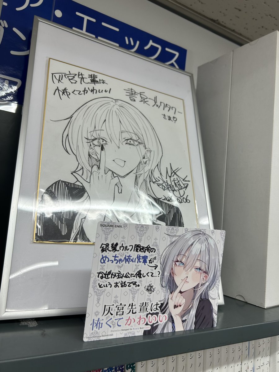 📚書店回り📚 🐺🤍話題作🤍🐺 『#灰宮先輩は怖くてかわいい