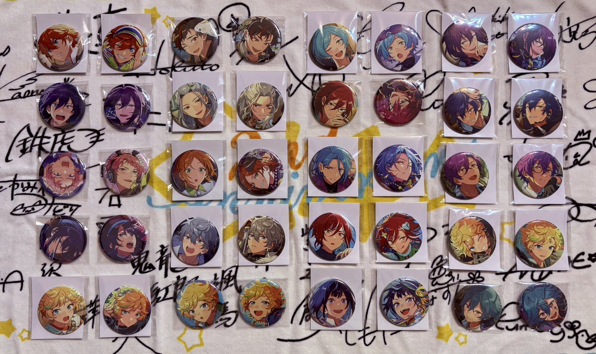 譲渡】 あんスタ コレクション 缶バッジ 譲)スバル/鉄虎/○奏汰