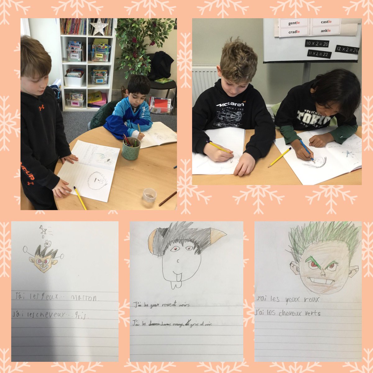 StOlavesLang's tweet photo. Great job @StOlavesY2 practising eyes and hair in French! 🇫🇷#StOlavesPrepAcademics #StOlavesPrepYear2 #StOlavesPrepLanguages #StOlavesPrepLowerSchool https://t.co/Cuj7rv0NxC