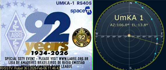 tomohiro_radio's tweet photo. #UMKA-1 (RS40S ) #SSTV Received images
Feb-06 11:46z~ Location PL36uf
fixed radio / Tracking in Yagi MaxEL18.3°
Receiver amplifier not used https://t.co/sXw7ScZUWS
