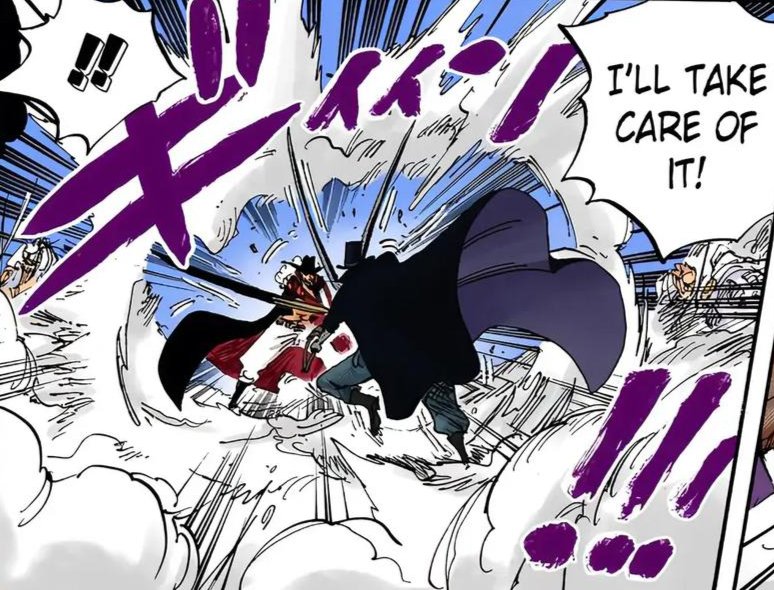 abdoudmc00's tweet photo. Vous qui rabaissiez Mihawk et utilisiez le frame de son affrontement avec Vista pour minimiser son niveau, où êtes-vous maintenant ? J’aimerais vous voir appliquer la même logique à ce frame https://t.co/Lu8RkCHHph